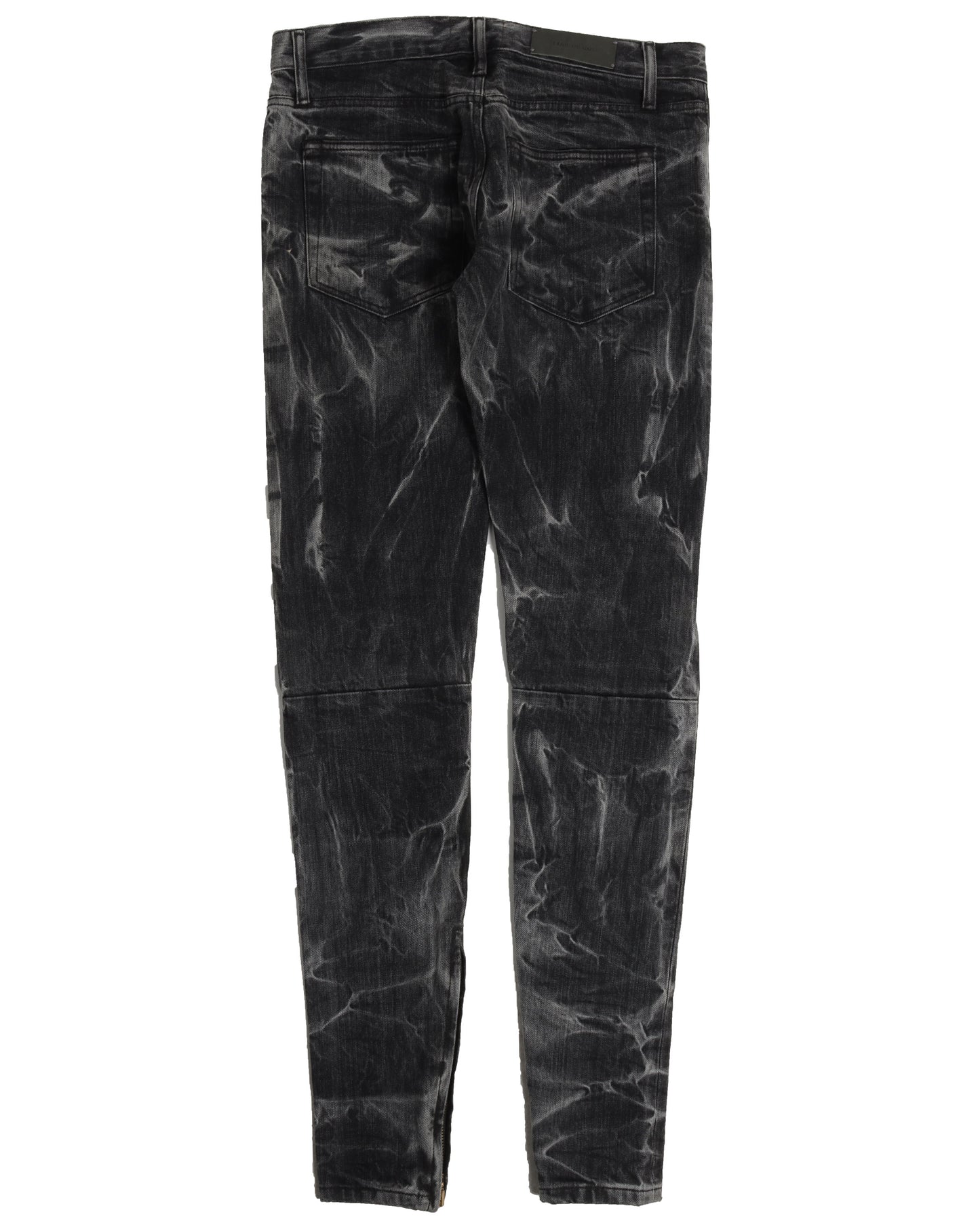 Black Bleached Denim