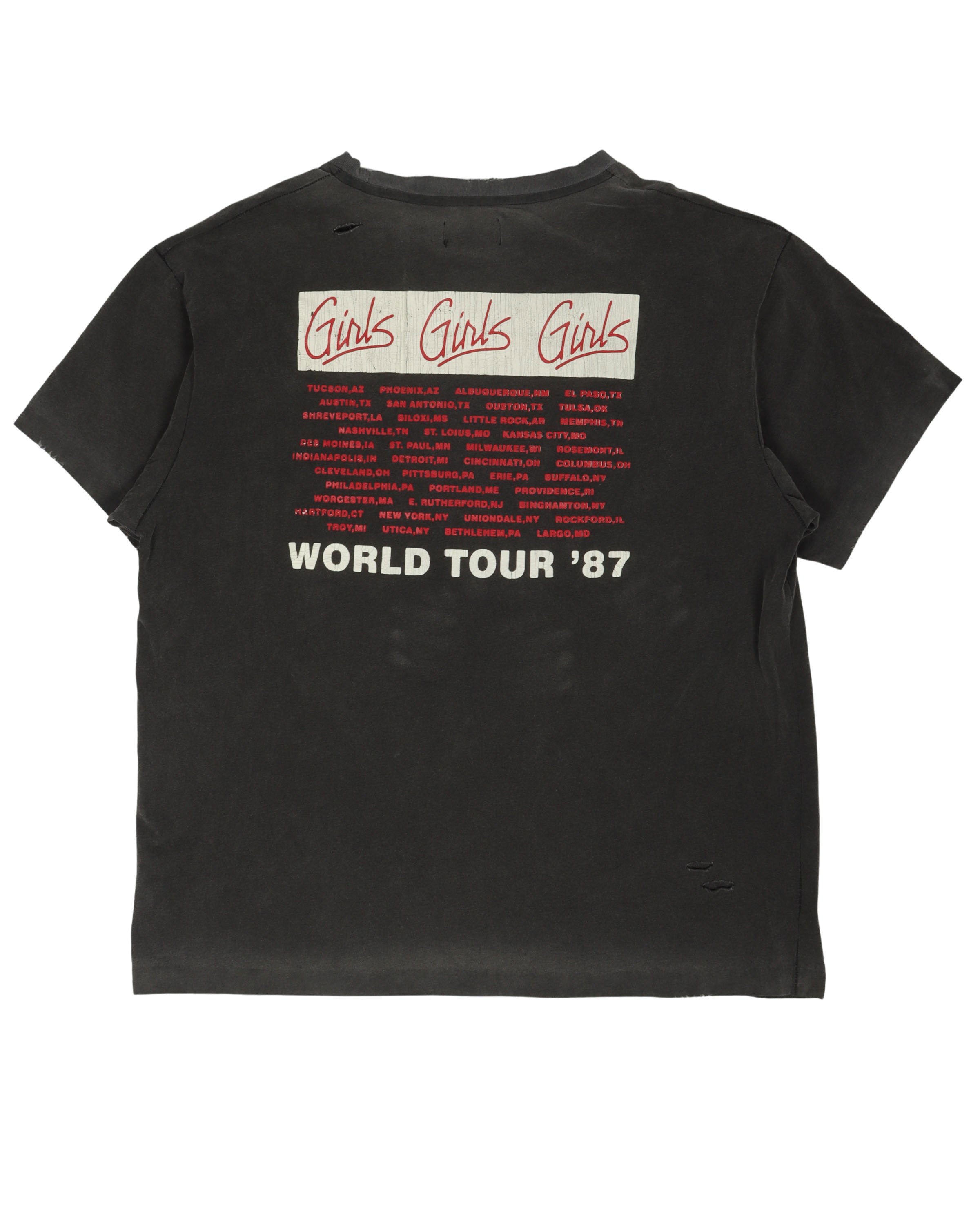 Motley Crue Girls World Tour T-Shirt