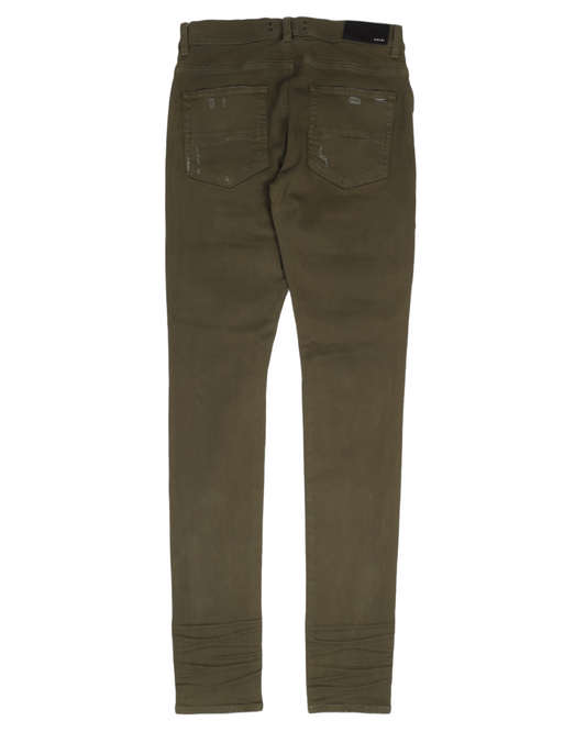 MX-1 Leather Patched Denim Jeans