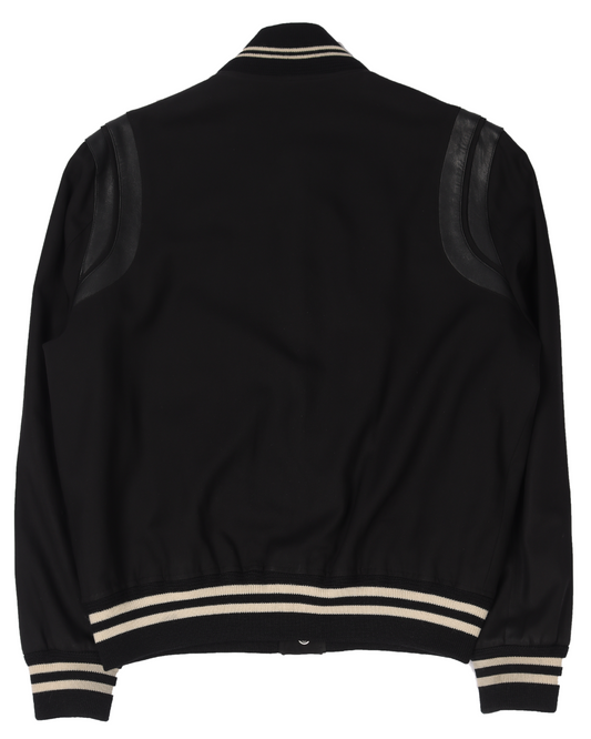 Leather & Wool Teddy Jacket