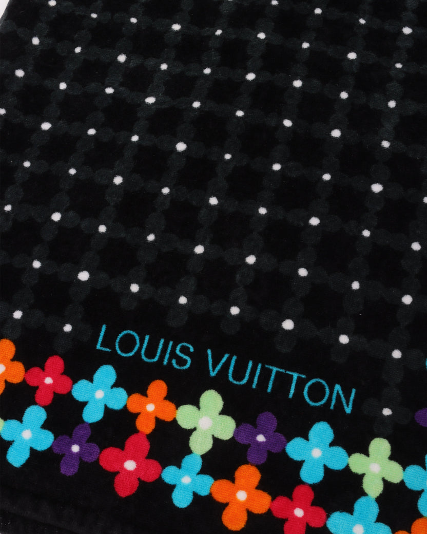 Louis Vuitton Monogram Floral Bath Towel