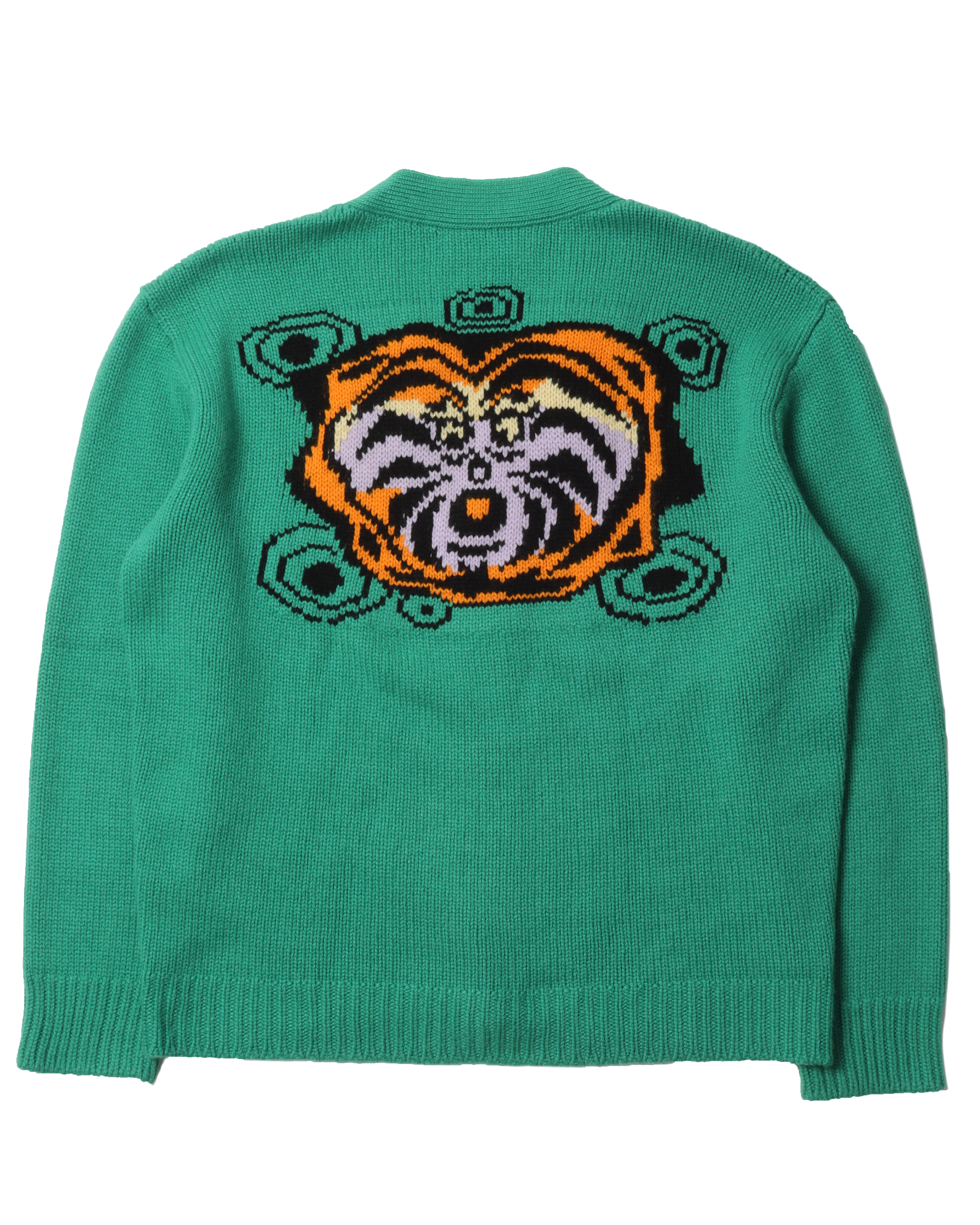 Tiger Swirl cashmere cardigan