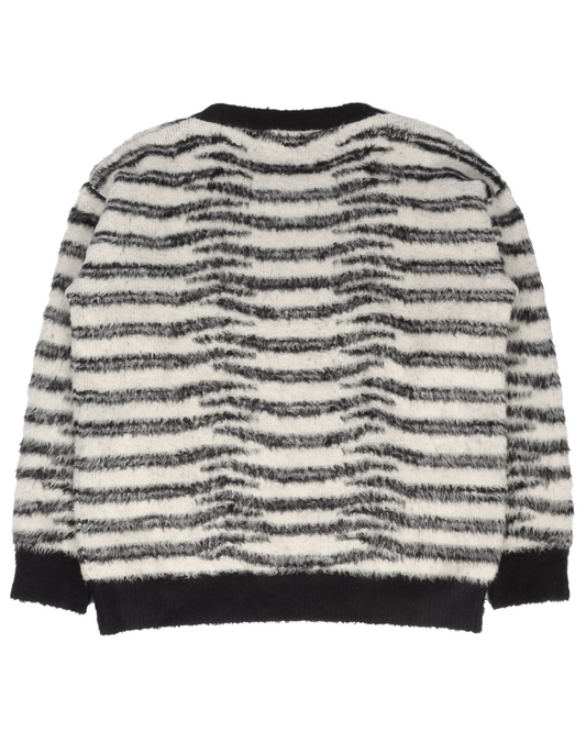 Zebra Knit Sweater