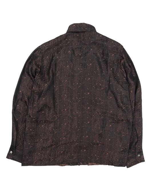 Italian Collar Long Sleeve Shirt