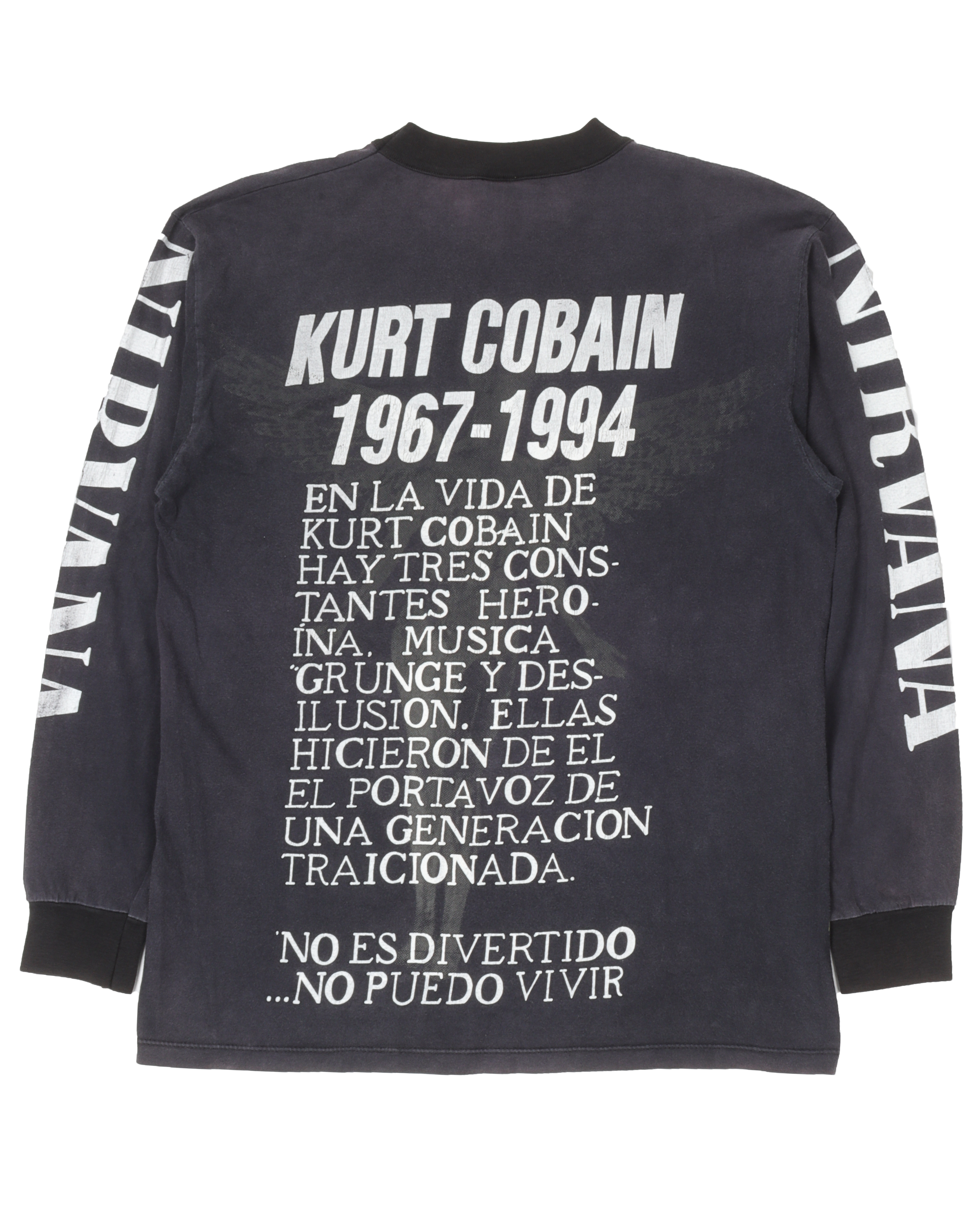 90s Nirvana Long Sleeve Bootleg T-Shirt