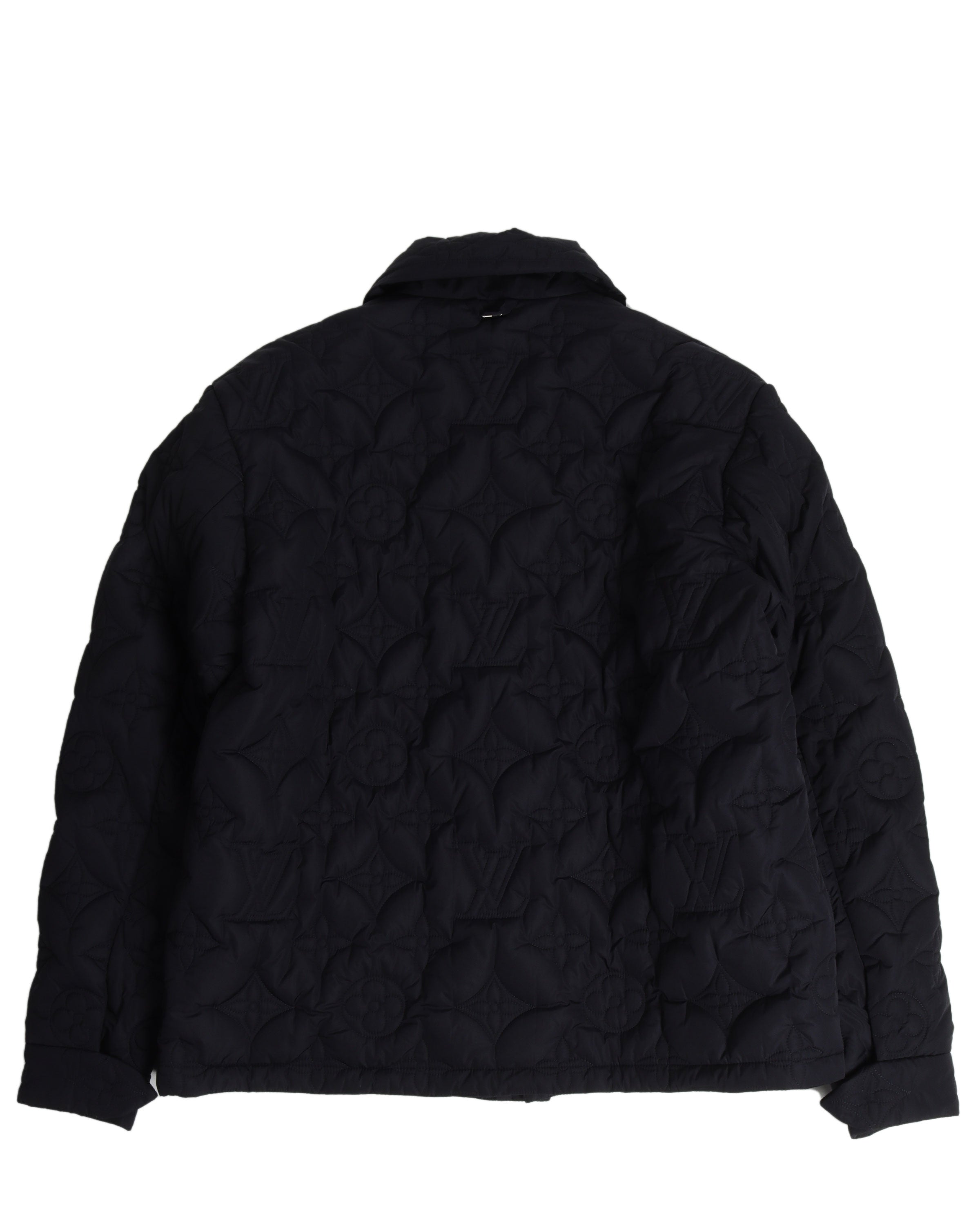 Louis Vuitton Lvse Quilted Blouson Navy Night. Size 46