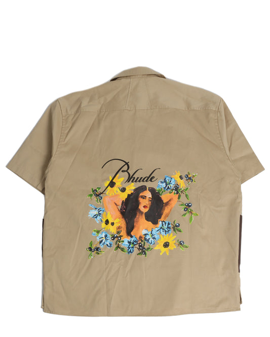 Painted Button Up Shirt