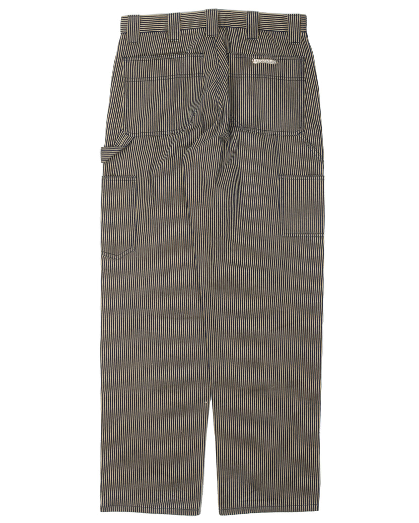 Pinstripe Double Knee Carpenter Pants