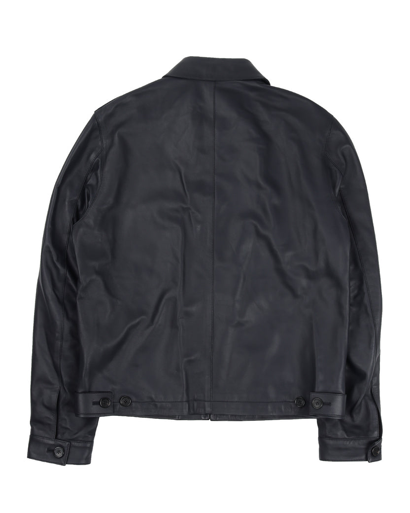 Marino Zip Leather Jacket