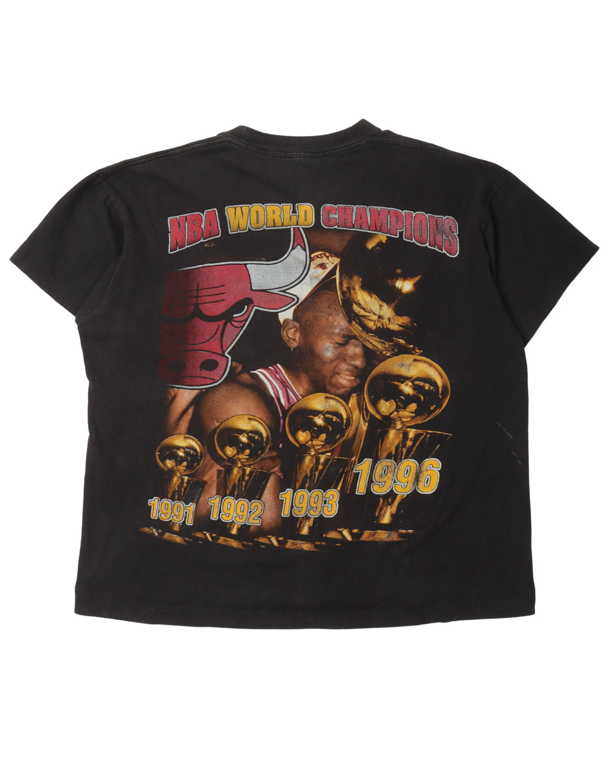 Chicago Bulls Michael Jordan 1996 Championship T-Shirt