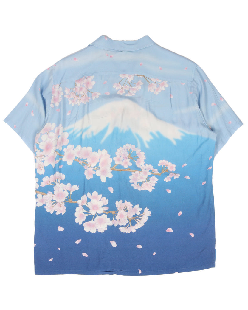 Japan Mount Fuji Button Up Shirt