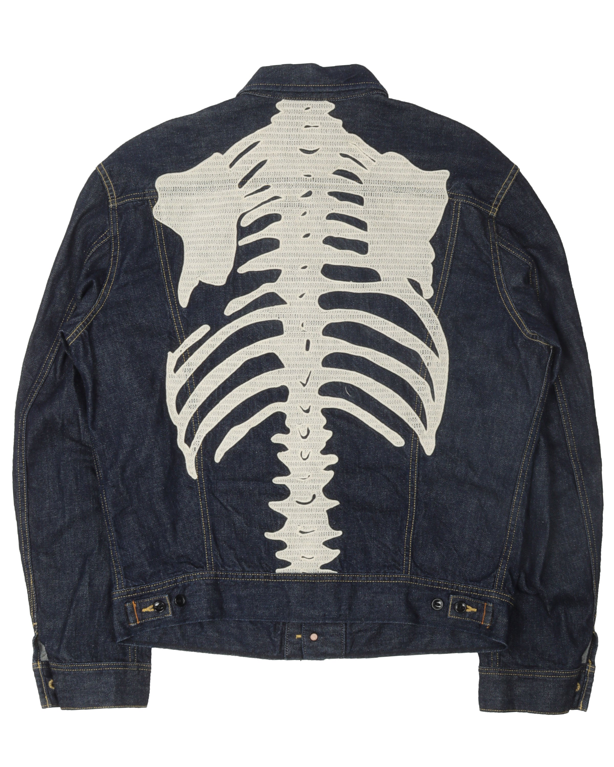 Kapital Denim Skeleton Embroidered Jacket – Justin Reed