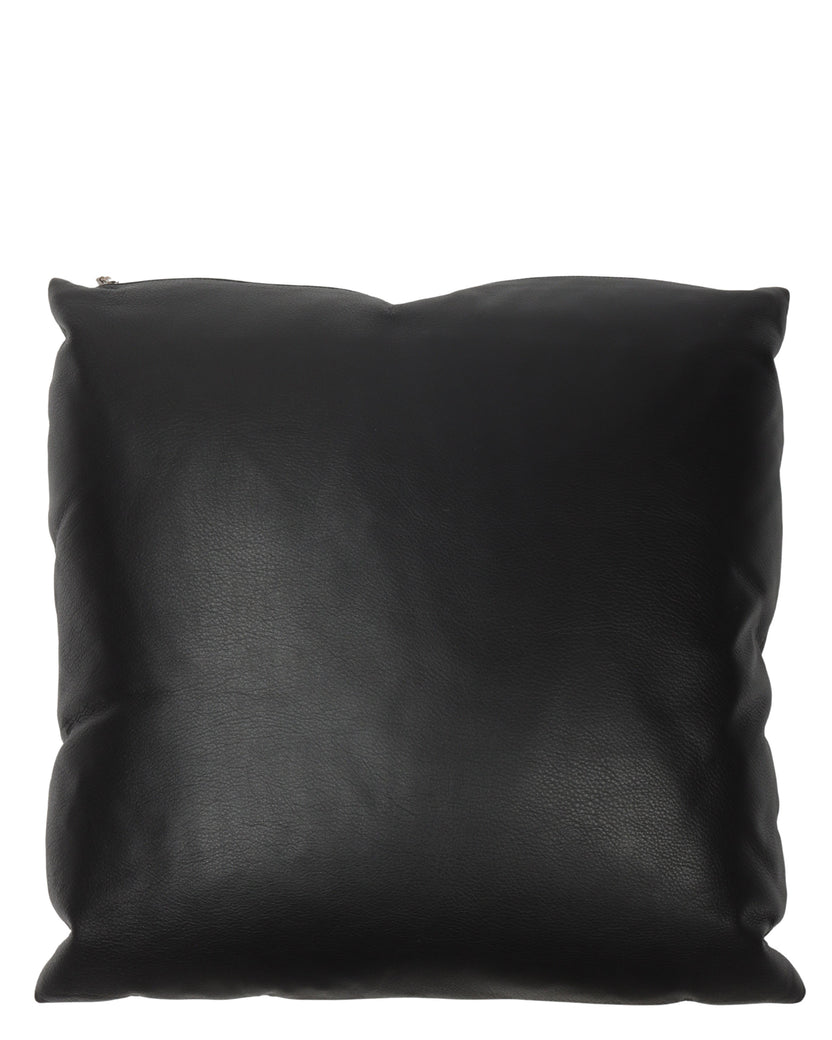 Leather Cross Patch Pillow