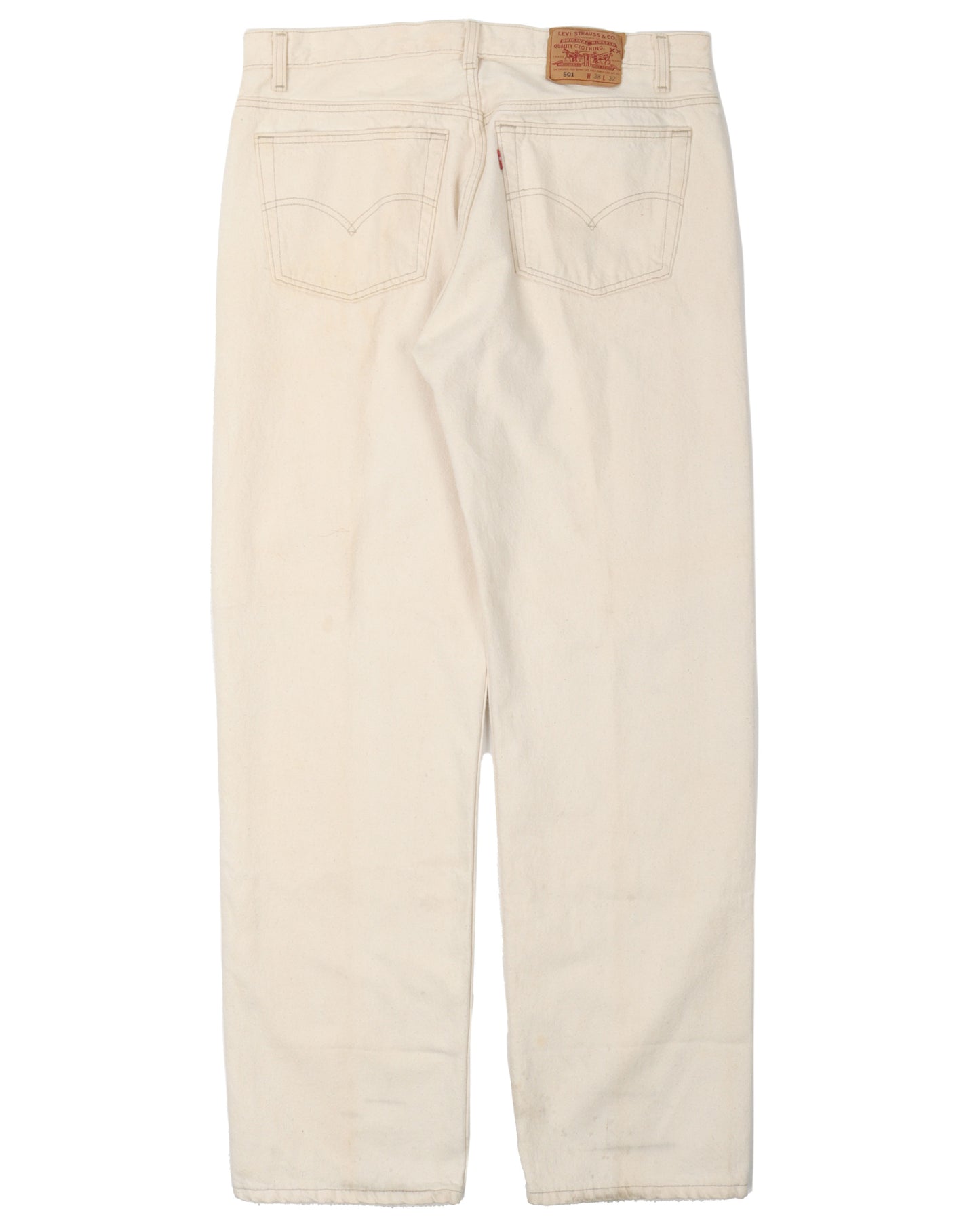Levi's Cream 501 Jeans