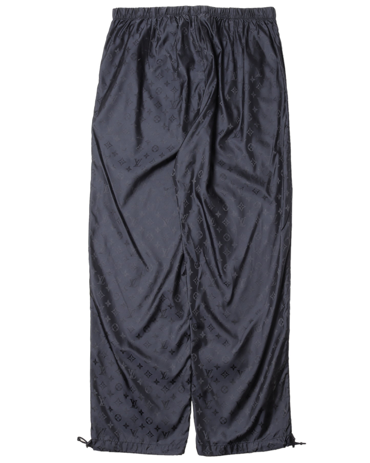 Adjustable Nylon Monogram Pants