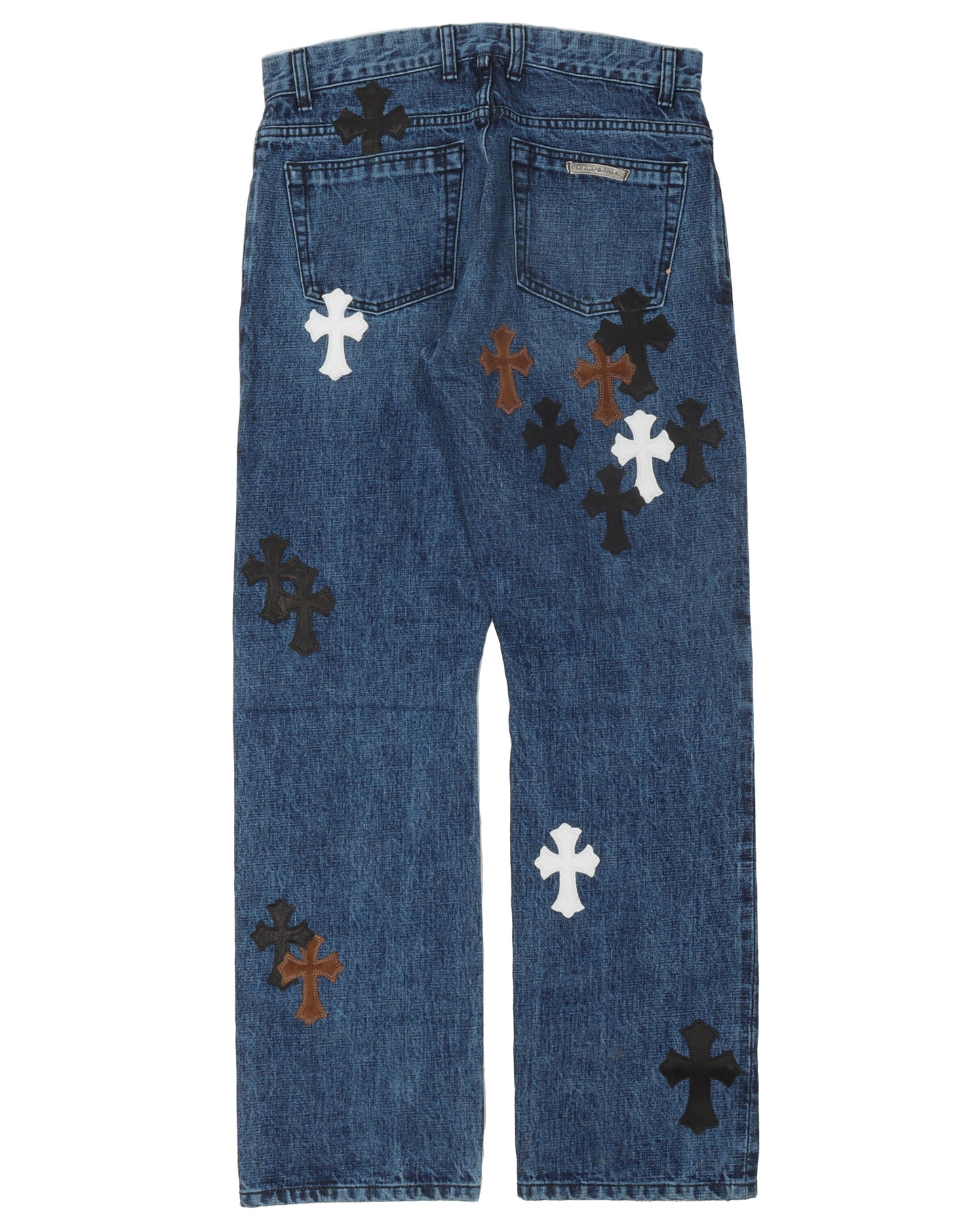 Fluer Knee Denim w/ 31 Patches