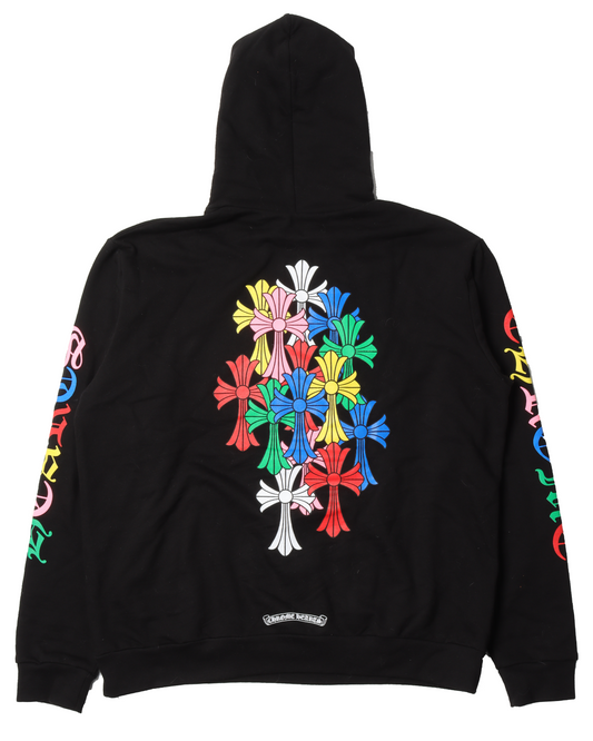 Multicolor Cross Hoodie