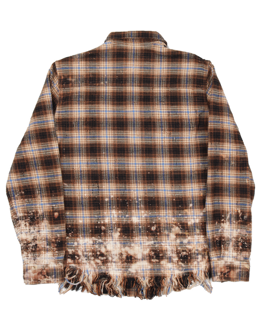 Beige Bleached Flannel Shirt
