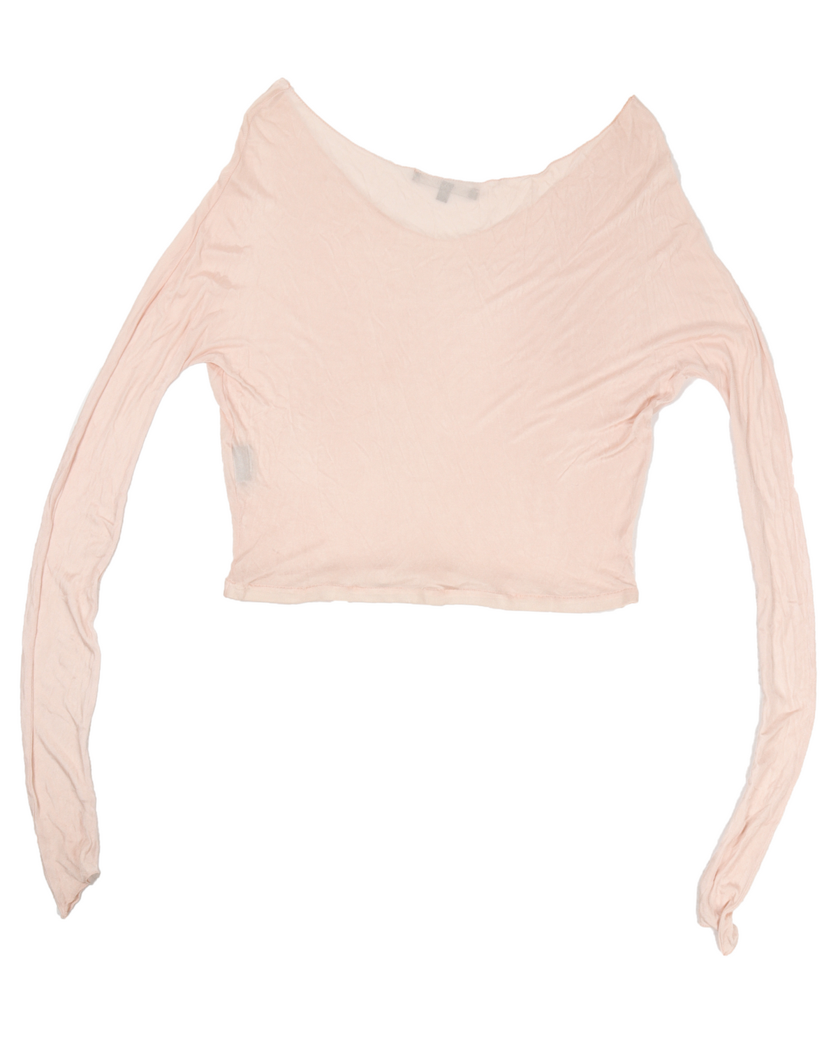 Tom Ford Era Wide-Shoulder Long Sleeve Top
