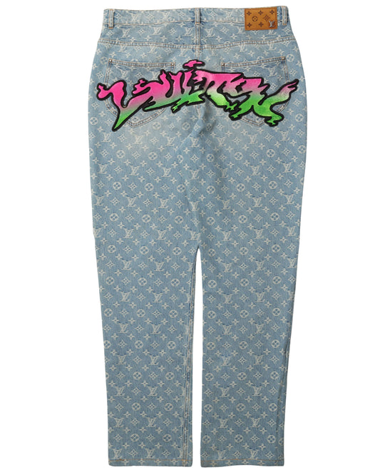 Monogram Grafitti Jeans
