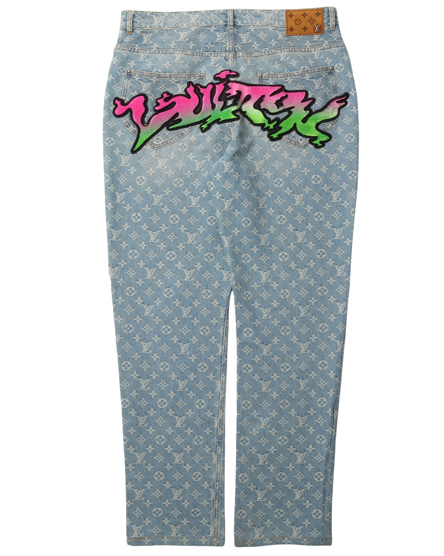 Monogram Grafitti Jeans