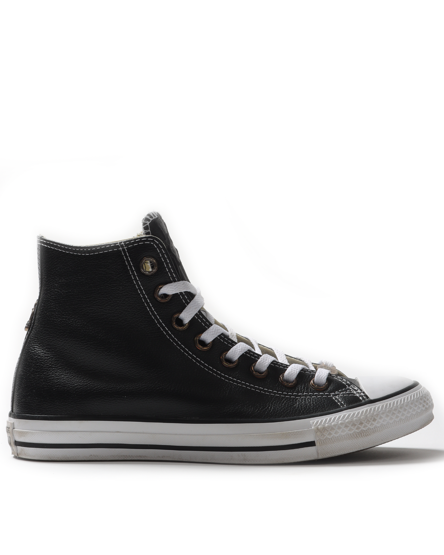 Embellished Cross Patch Leather Converse