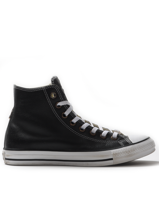 Embellished Cross Patch Leather Converse