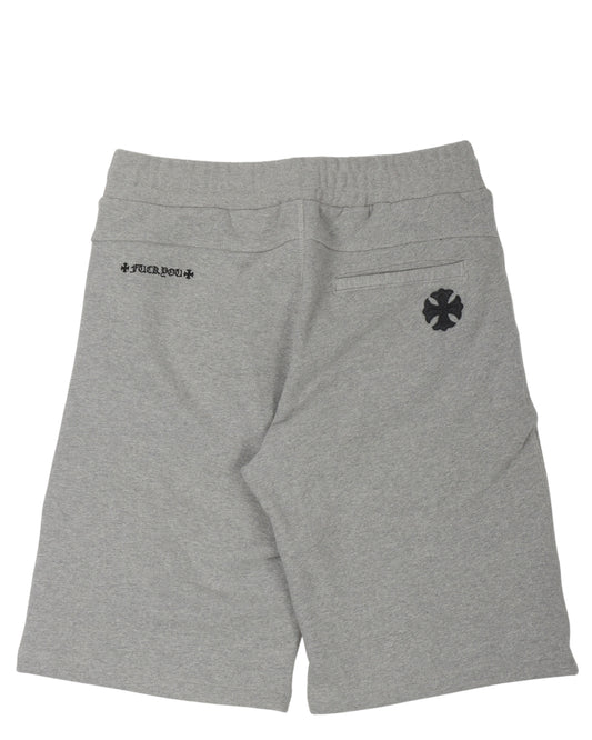 Dagger-Zip Sweatshorts