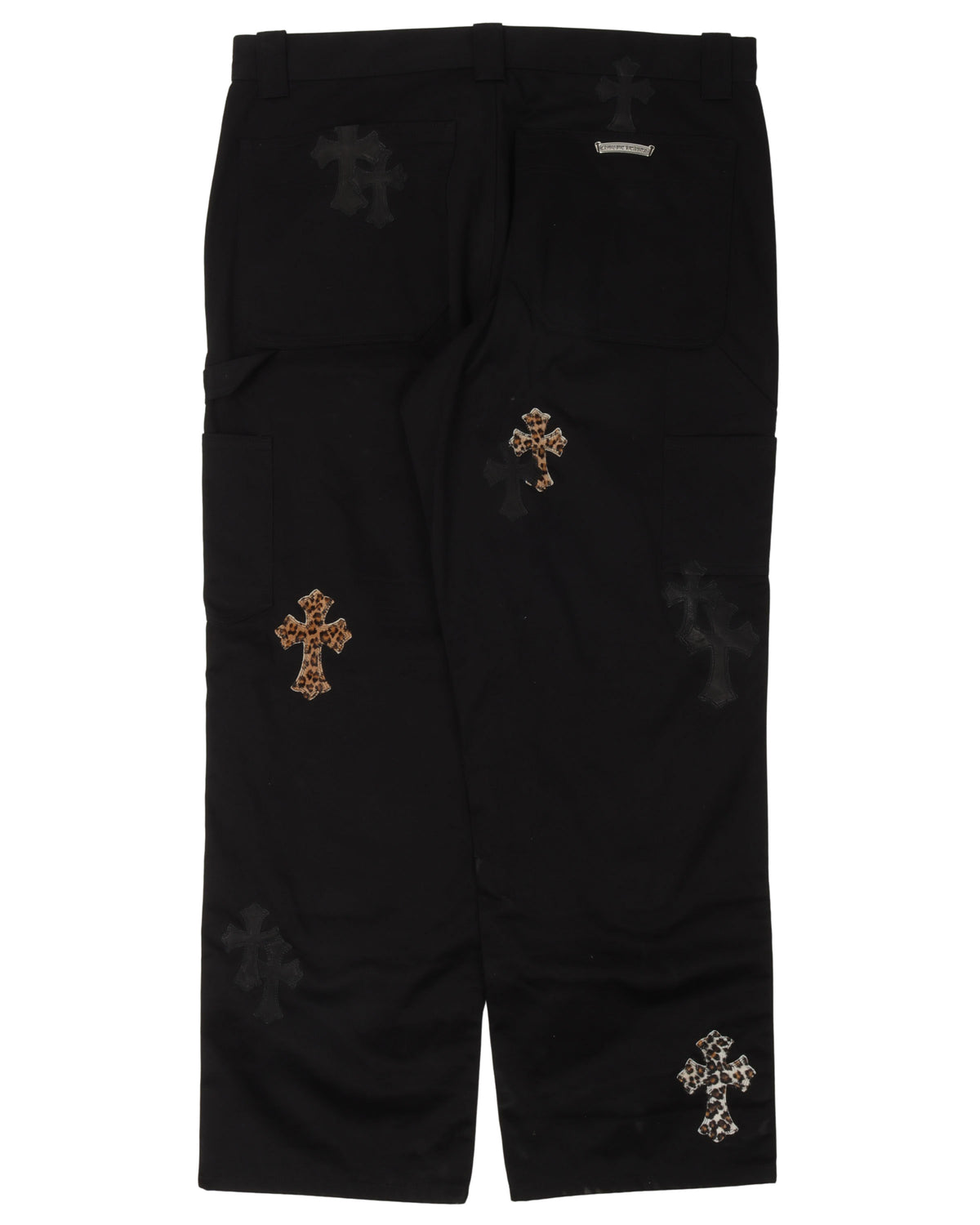 Double Knee Cross Patch Pants