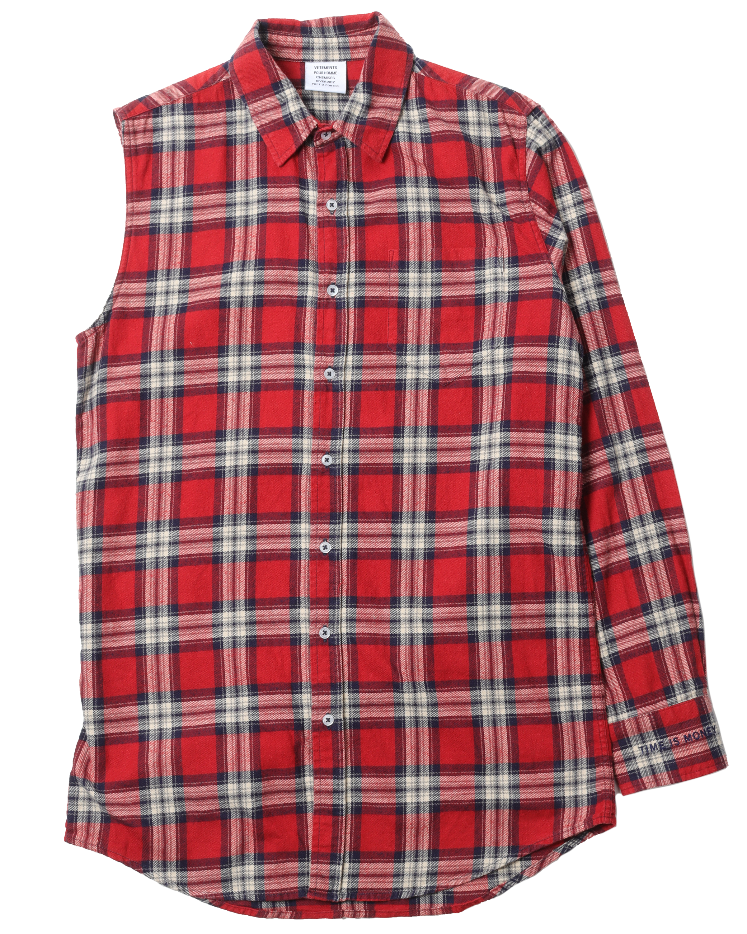 FW17 Asymmetrical Flannel Shirt