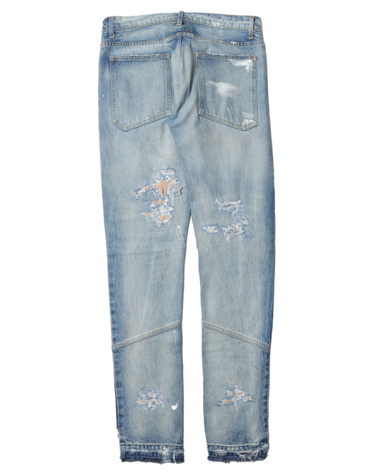 Distressed Denim Jeans