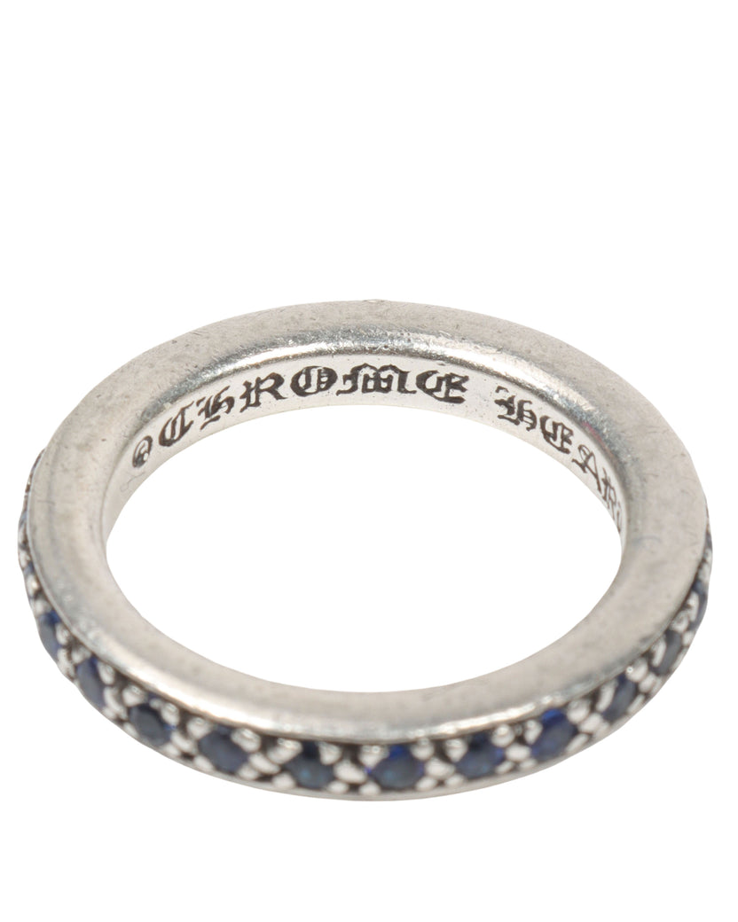 Sapphire Ring Engraved