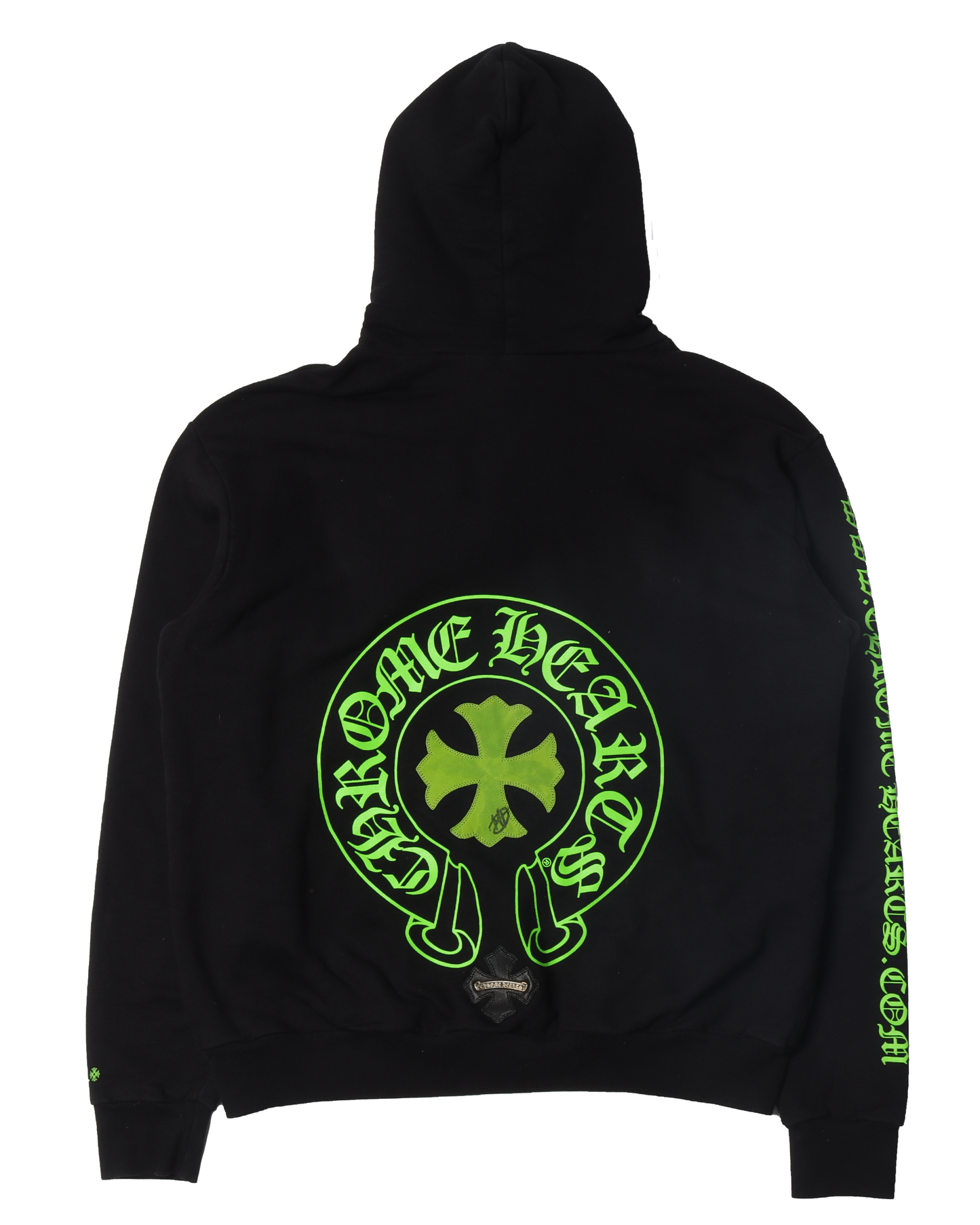 Leather Patch Hoodie