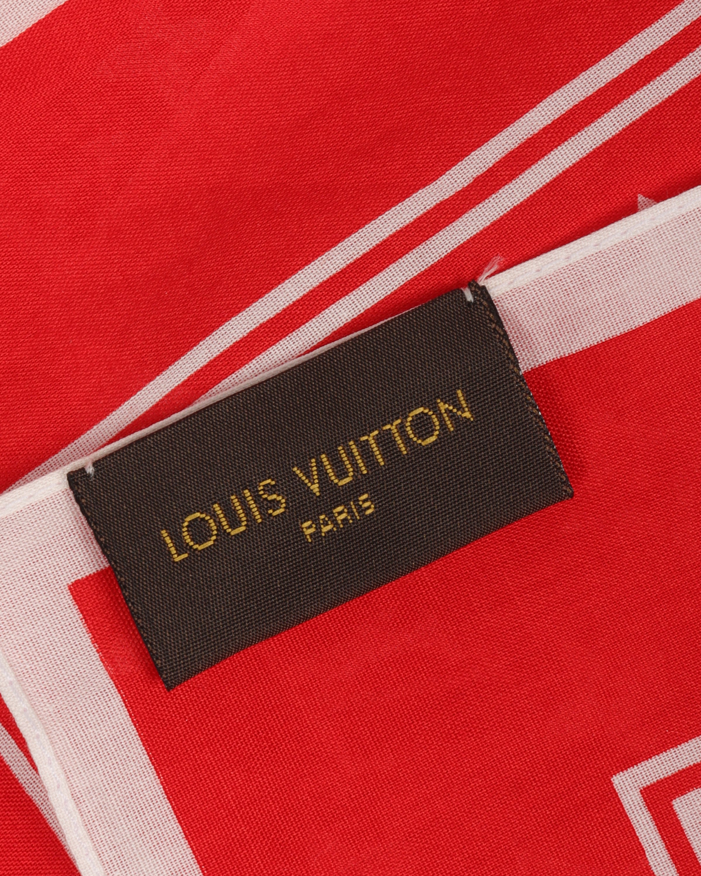 Louis Vuitton Square Scarf Limited Edition Supreme Monogram Cotton  Louis  vuitton bandana, Louis vuitton monogram shawl, Louis vuitton red