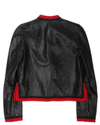 Silk Lined Leather Button Shirt