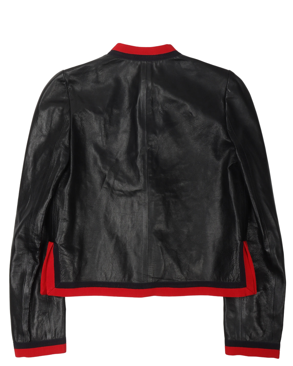 Silk Lined Leather Button Shirt