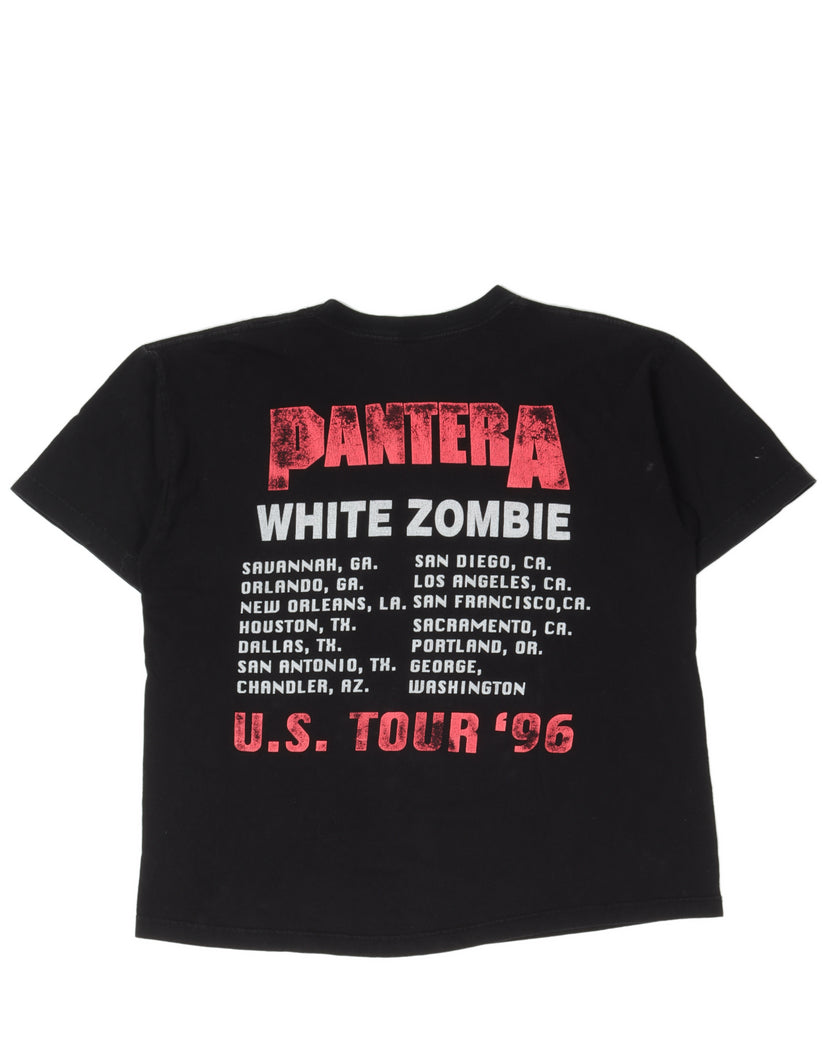 Pantera & White Zombie 1996 U.S. Tour T-Shirt