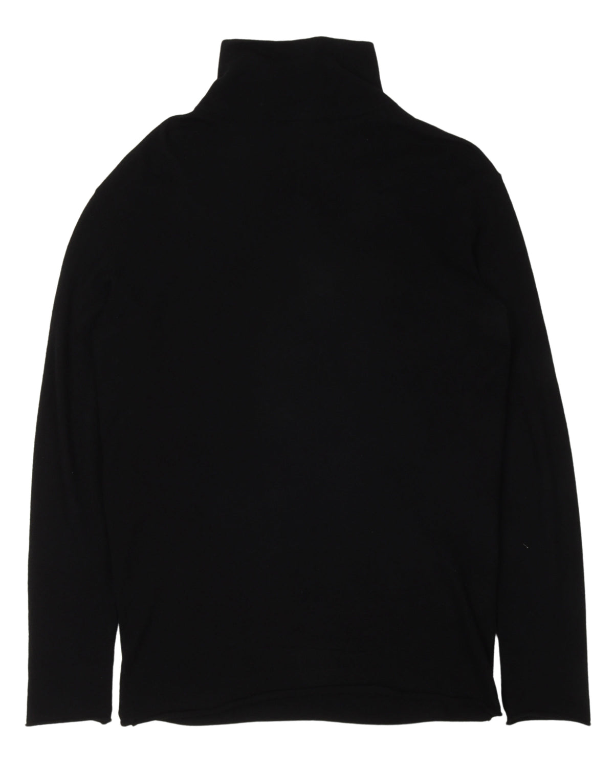 Leather Front Patch Half Zip