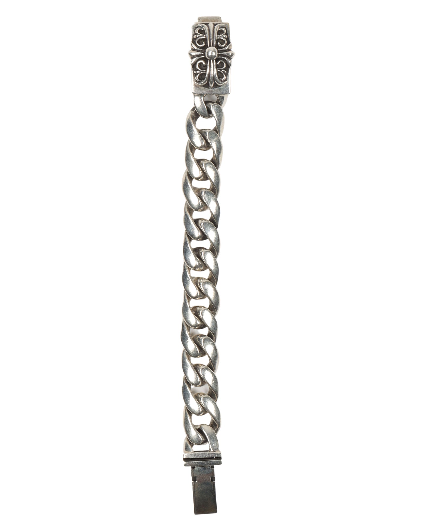 Double Floral Cross Bracelet
