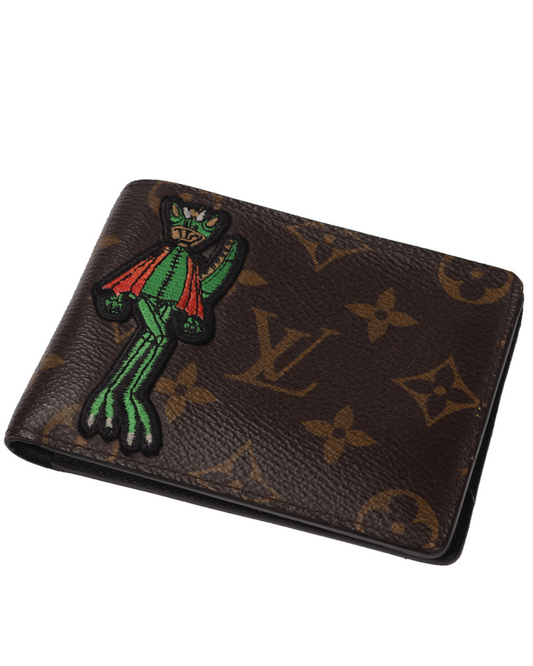 Embroidered Slender Wallet