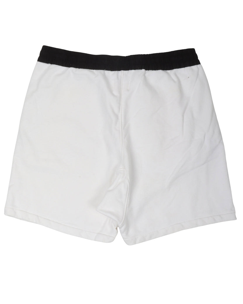 Essentials White Shorts