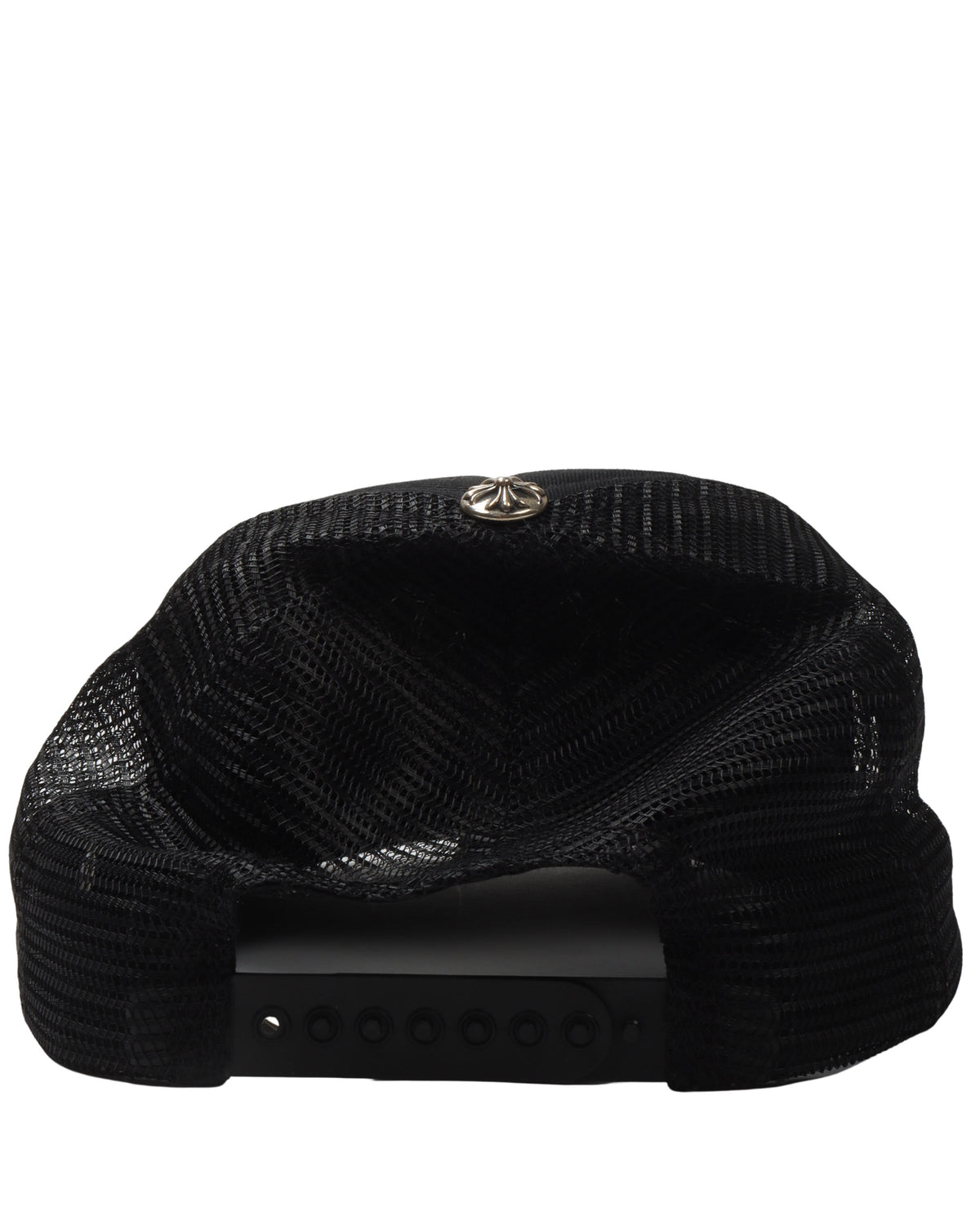 Leather Cemetery Cross Trucker Hat