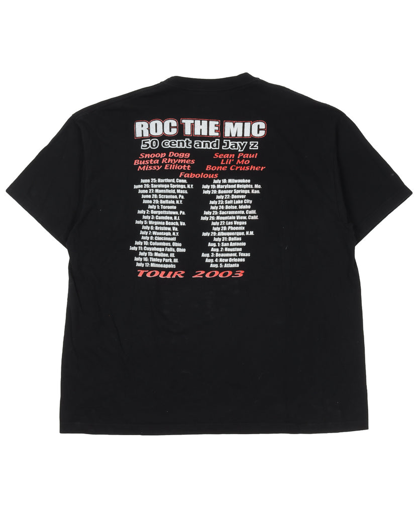"Roc The Mic Tour" 2003 T-Shirt