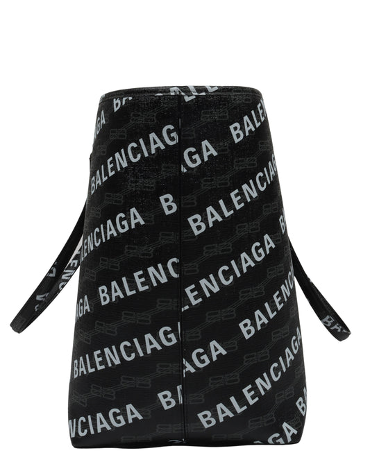 Monogram Jacquard Leather Tote Bag