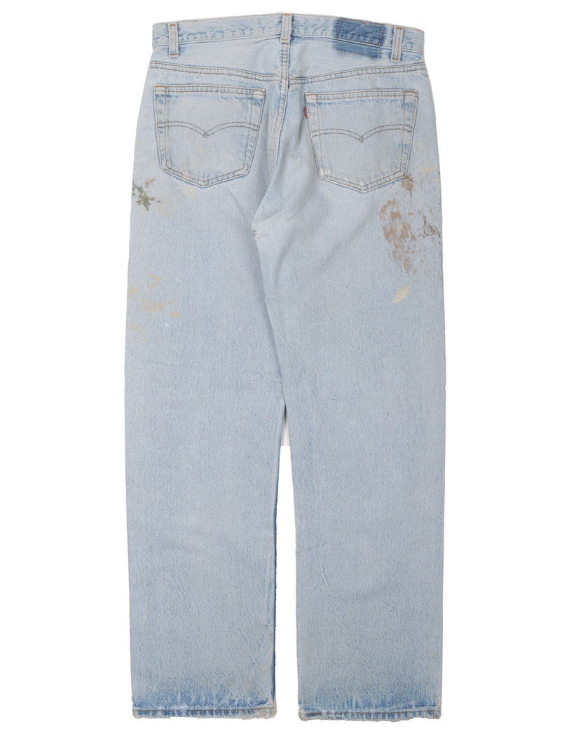 Levi's Paint Splattered Jeans