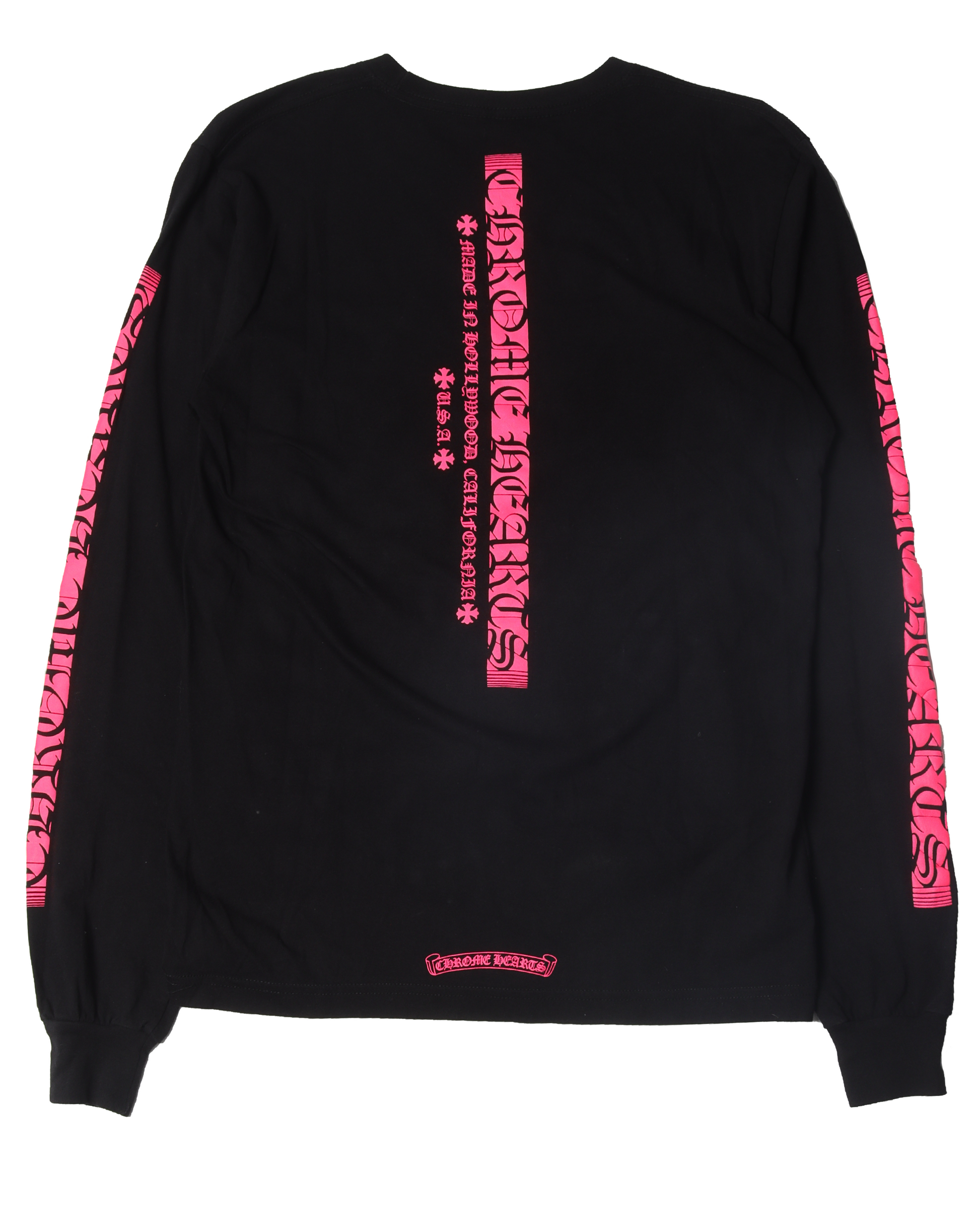 Chrome Hearts Pink Logo Long Sleeve – Justin Reed Chrome Hearts Pink Logo Long Sleeve – Justin Reed