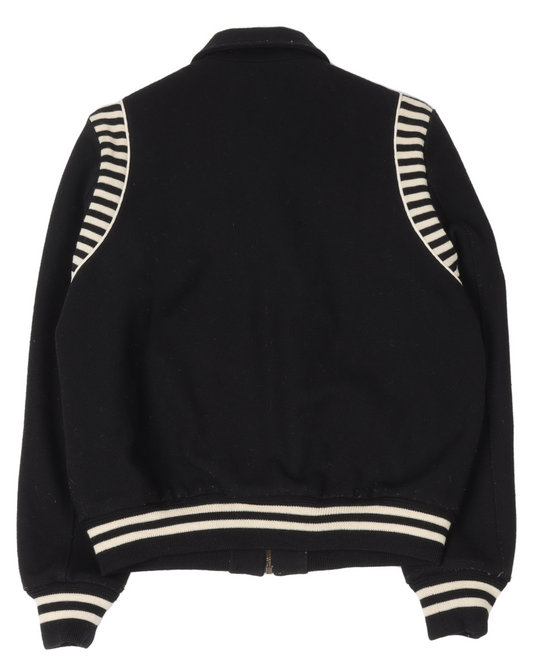 FW16 Ray Striped Teddy Jacket