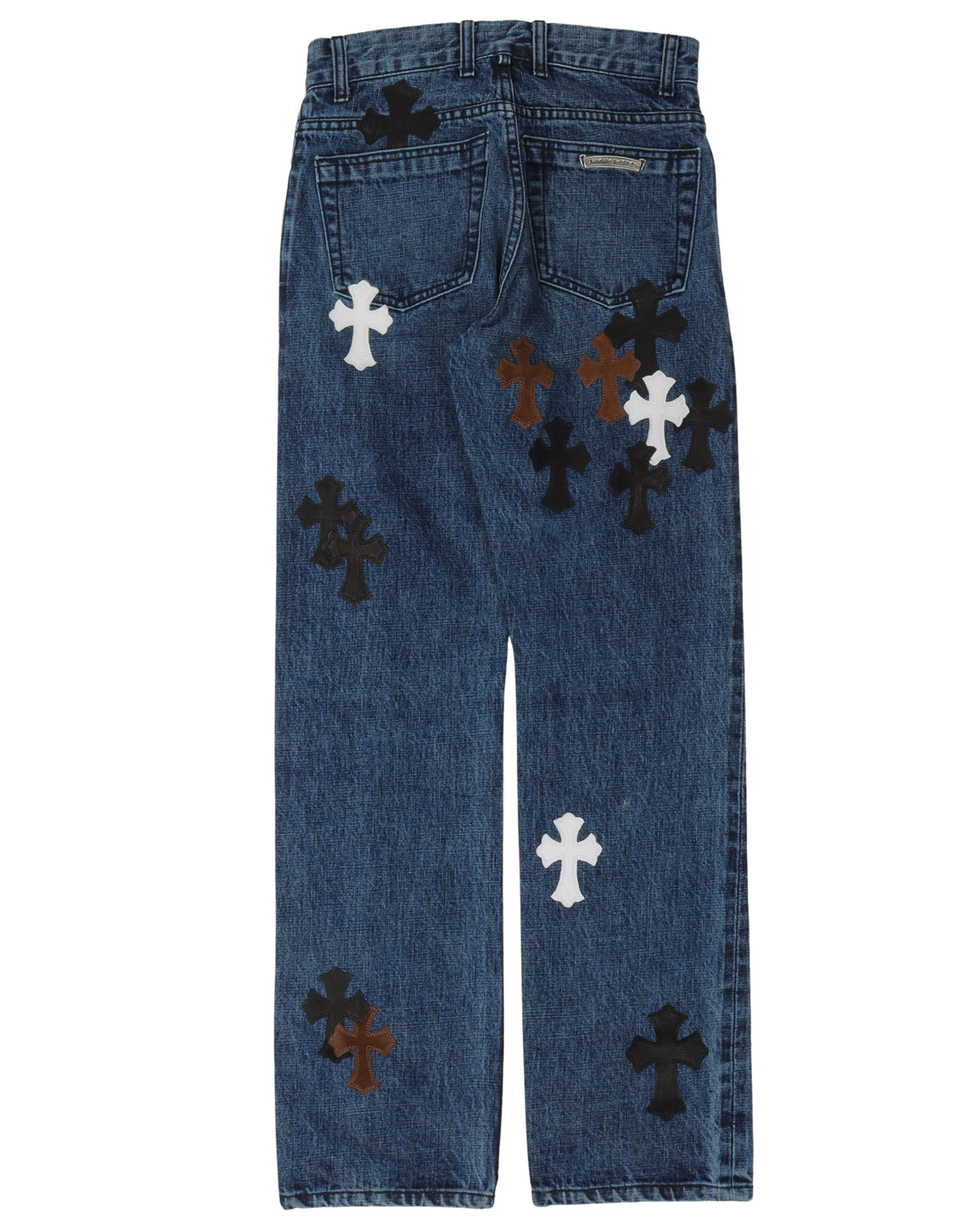 Denim w/ 35 Cross Patches