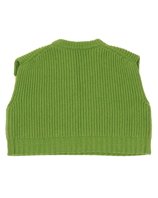 Padded Shell And Knitted Jumper
