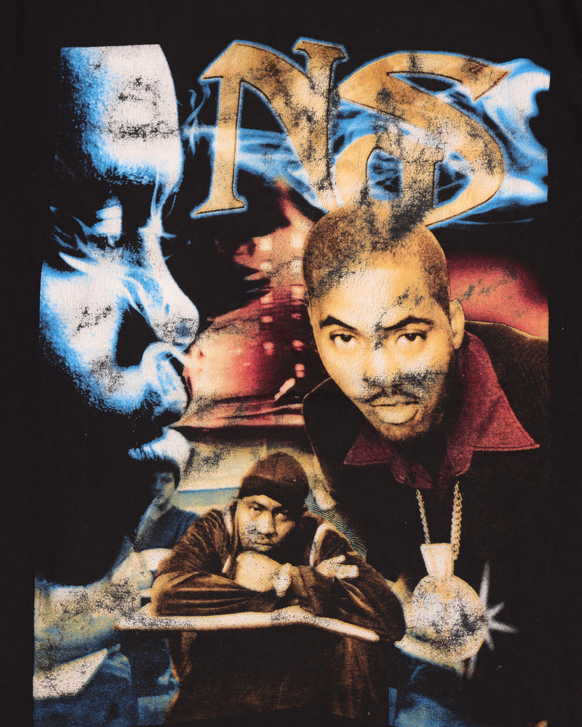 Nas 'Is Like' Bootleg Rap Graphic Print T-Shirt
